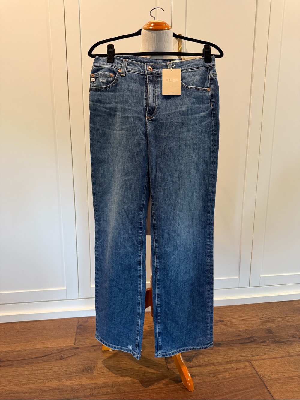 AG AG-ED DENIM Brinley Mid-Rise Straight